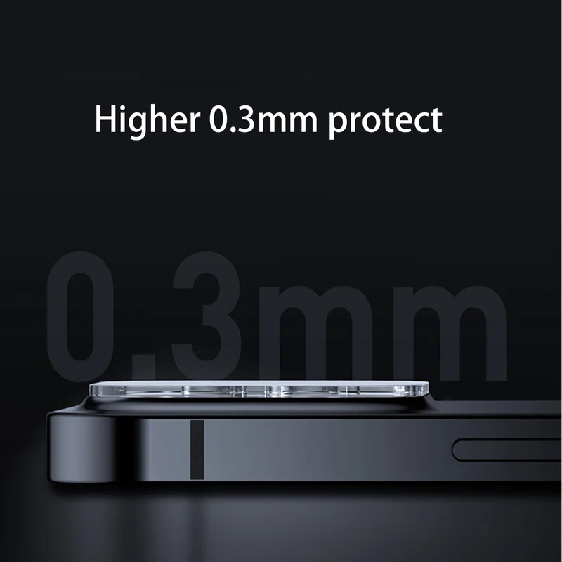 Cadorabo Kamera Schutz kompatibel mit Apple iPhone 13 PRO MAX - Camera Protector Schutzfolie Kratzfest Linsen Schutz