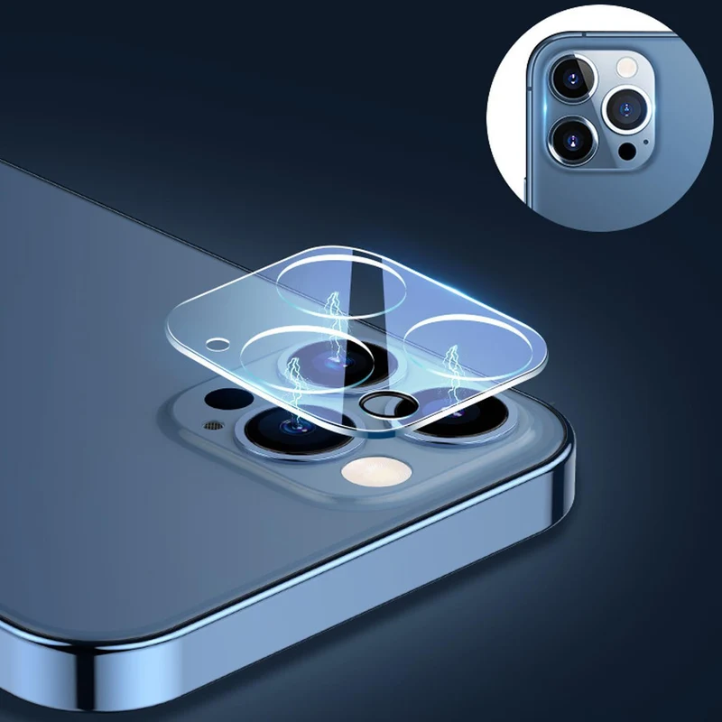 Cadorabo Kamera Schutz kompatibel mit Apple iPhone 13 PRO MAX - Camera Protector Schutzfolie Kratzfest Linsen Schutz