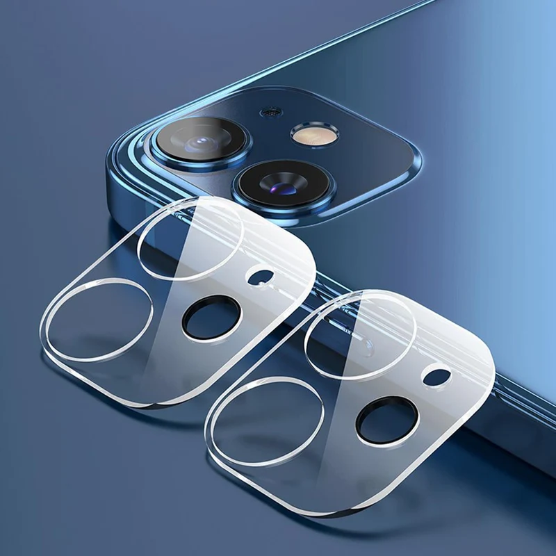 Cadorabo Kamera Schutz kompatibel mit Apple iPhone 12 MINI - Camera Protector Schutzfolie Kratzfest Linsen Schutz