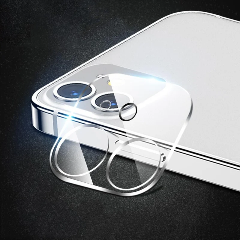 Cadorabo Kamera Schutz kompatibel mit Apple iPhone 12 - Camera Protector Schutzfolie Kratzfest Linsen Schutz