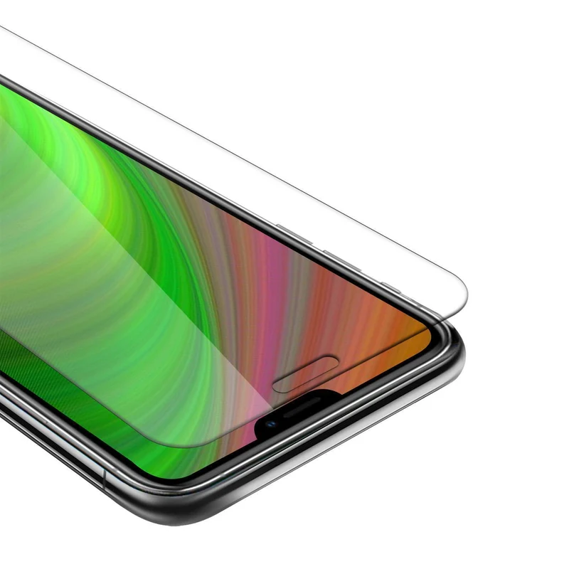 Cadorabo Panzer Folie kompatibel mit Apple iPhone 13 MINI - Schutzfolie Gehärtetes (Tempered) Display-Schutzglas in 9H Härte mit 3D Touch Kompatibilität