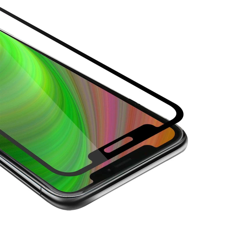 Cadorabo Vollbild Panzer Folie kompatibel mit Apple iPhone 13 PRO MAX - Schutzfolie Gehärtetes (Tempered) Display-Schutzglas in 9H Härte mit 3D Touch