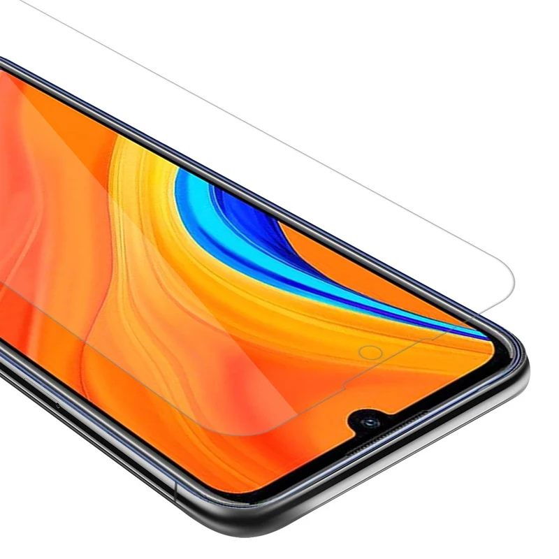 Cadorabo Panzer Folie kompatibel mit Huawei Y6S - Schutzfolie Gehärtetes (Tempered) Display-Schutzglas in 9H Härte mit 3D Touch Kompatibilität