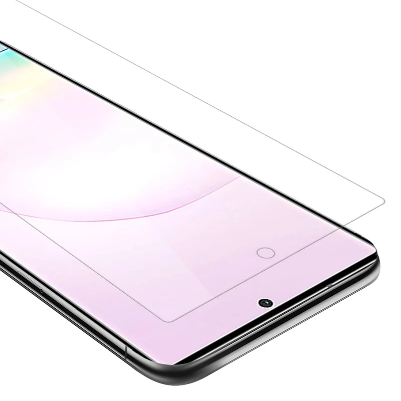 Cadorabo Panzer Folie kompatibel mit Samsung Galaxy NOTE 20 PLUS - Schutzfolie Gehärtetes (Tempered) Display-Schutzglas in 9H Härte mit 3D Touch Kompatibilität