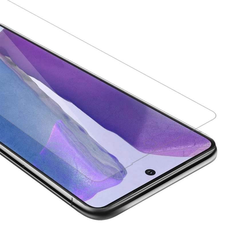 Cadorabo Panzer Folie kompatibel mit Samsung Galaxy NOTE 20 - Schutzfolie Gehärtetes (Tempered) Display-Schutzglas in 9H Härte mit 3D Touch Kompatibilität