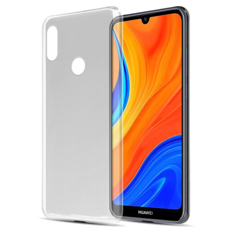 Cadorabo Hülle kompatibel mit Huawei Y6S Schutzhülle aus flexiblem TPU Silikon