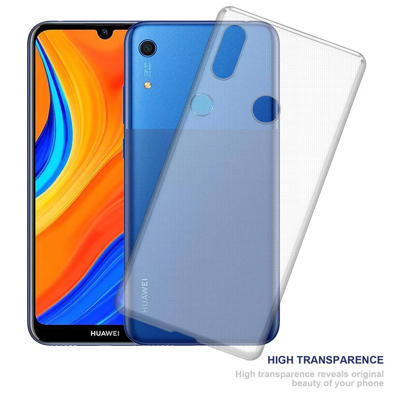 Cadorabo Hülle kompatibel mit Huawei Y6S Schutzhülle aus flexiblem TPU Silikon