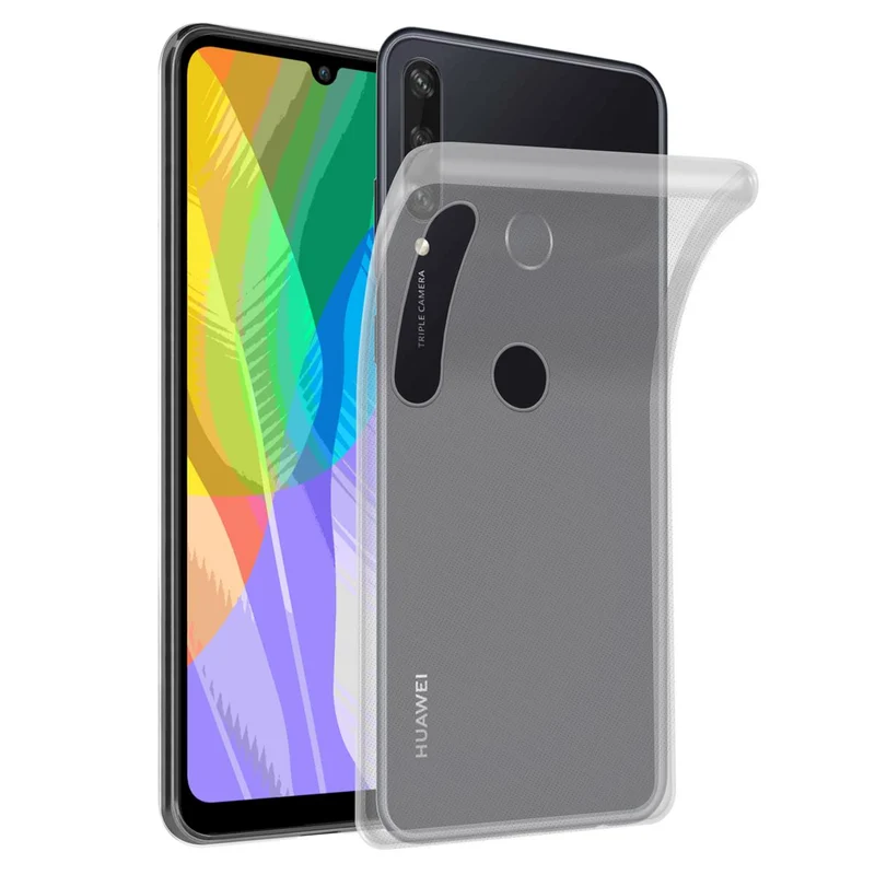 Cadorabo Hülle kompatibel mit Huawei Y6P Schutzhülle aus flexiblem TPU Silikon