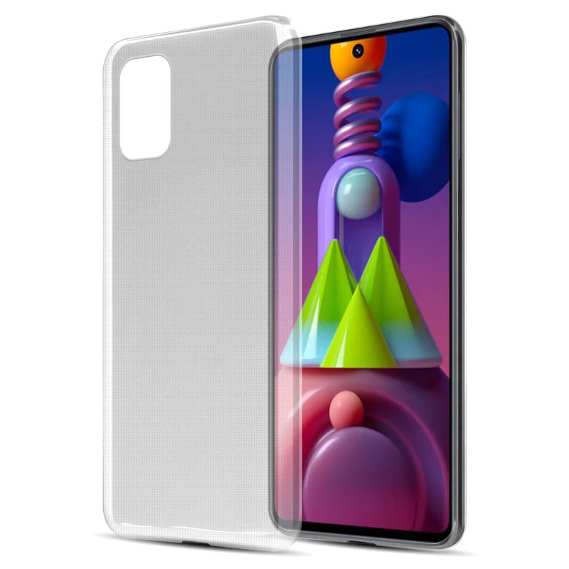 Cadorabo Hülle kompatibel mit Samsung Galaxy M51 Schutzhülle aus flexiblem TPU Silikon
