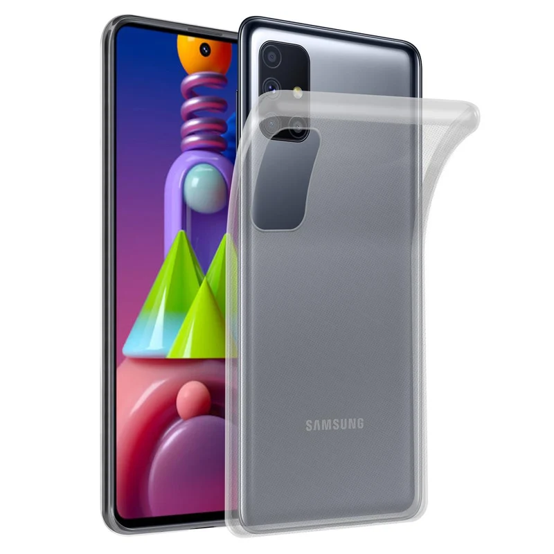 Cadorabo Hülle kompatibel mit Samsung Galaxy M51 Schutzhülle aus flexiblem TPU Silikon