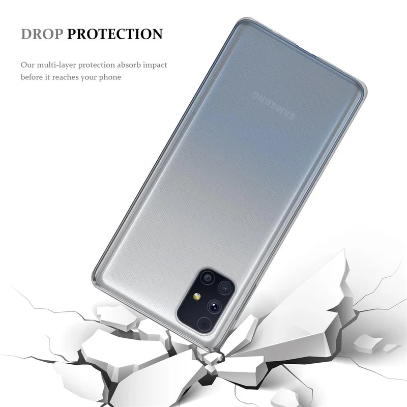 Cadorabo Hülle kompatibel mit Samsung Galaxy M31s Schutzhülle aus flexiblem TPU Silikon