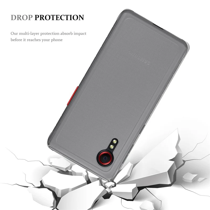 Cadorabo Hülle kompatibel mit Samsung Galaxy XCover 5 Schutzhülle aus flexiblem TPU Silikon
