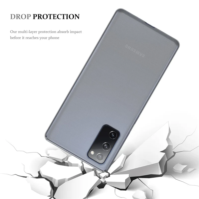 Cadorabo Hülle kompatibel mit Samsung Galaxy S20 FE Schutzhülle aus flexiblem TPU Silikon