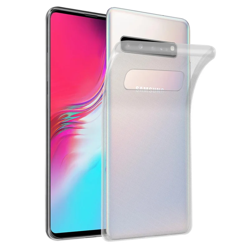 Cadorabo Hülle kompatibel mit Samsung Galaxy S10 5G Schutzhülle aus flexiblem TPU Silikon