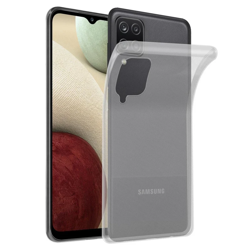 Cadorabo Hülle kompatibel mit Samsung Galaxy A12 / M12 Schutzhülle aus flexiblem TPU Silikon
