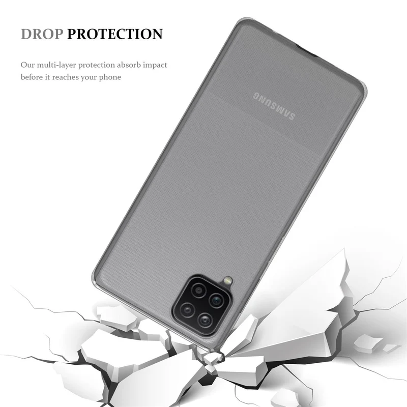 Cadorabo Hülle kompatibel mit Samsung Galaxy A12 / M12 Schutzhülle aus flexiblem TPU Silikon