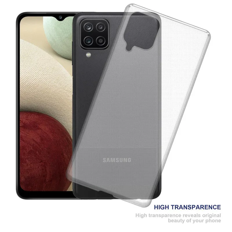 Cadorabo Hülle kompatibel mit Samsung Galaxy A12 / M12 Schutzhülle aus flexiblem TPU Silikon