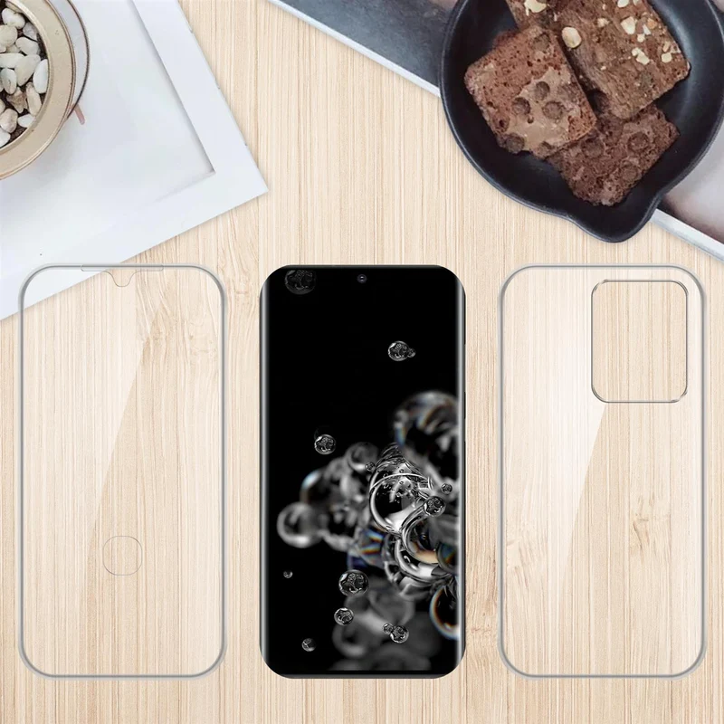 Cadorabo Hülle kompatibel mit Samsung Galaxy S20 ULTRA 360° Full Body Schutzhülle - Front- und Rückenschutz, Rundumschutz mit Displayschutz