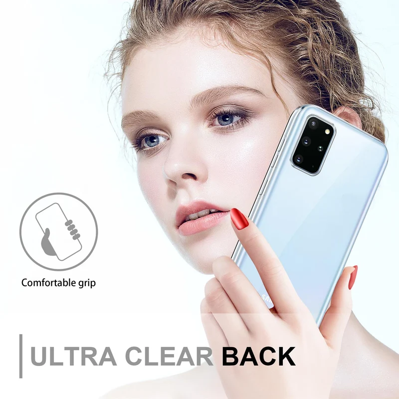 Cadorabo Hülle kompatibel mit Samsung Galaxy S20 PLUS 360° Full Body Schutzhülle - Front- und Rückenschutz, Rundumschutz mit Displayschutz