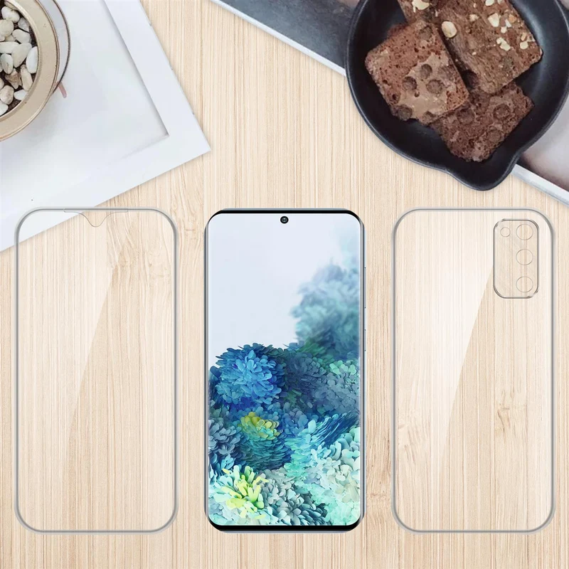 Cadorabo Hülle kompatibel mit Samsung Galaxy S20 FE 360° Full Body Schutzhülle - Front- und Rückenschutz, Rundumschutz mit Displayschutz