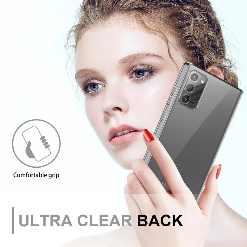 Cadorabo Hülle kompatibel mit Samsung Galaxy NOTE 20 360° Full Body Schutzhülle - Front- und Rückenschutz, Rundumschutz mit Displayschutz