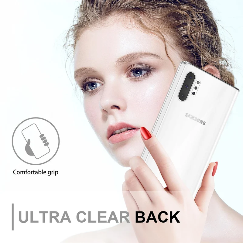 Cadorabo Hülle kompatibel mit Samsung Galaxy NOTE 10 PLUS 360° Full Body Schutzhülle - Front- und Rückenschutz, Rundumschutz mit Displayschutz