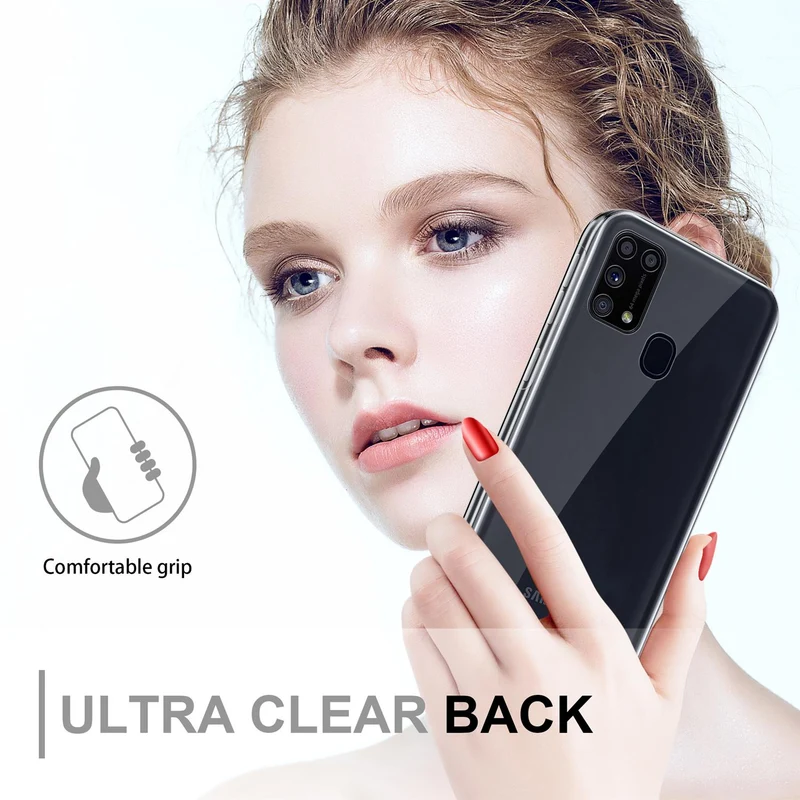 Cadorabo Hülle kompatibel mit Samsung Galaxy M31 360° Full Body Schutzhülle - Front- und Rückenschutz, Rundumschutz mit Displayschutz