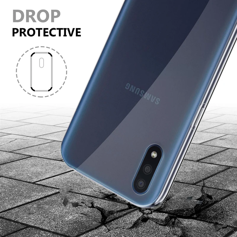 Cadorabo Hülle kompatibel mit Samsung Galaxy M01 360° Full Body Schutzhülle - Front- und Rückenschutz, Rundumschutz mit Displayschutz