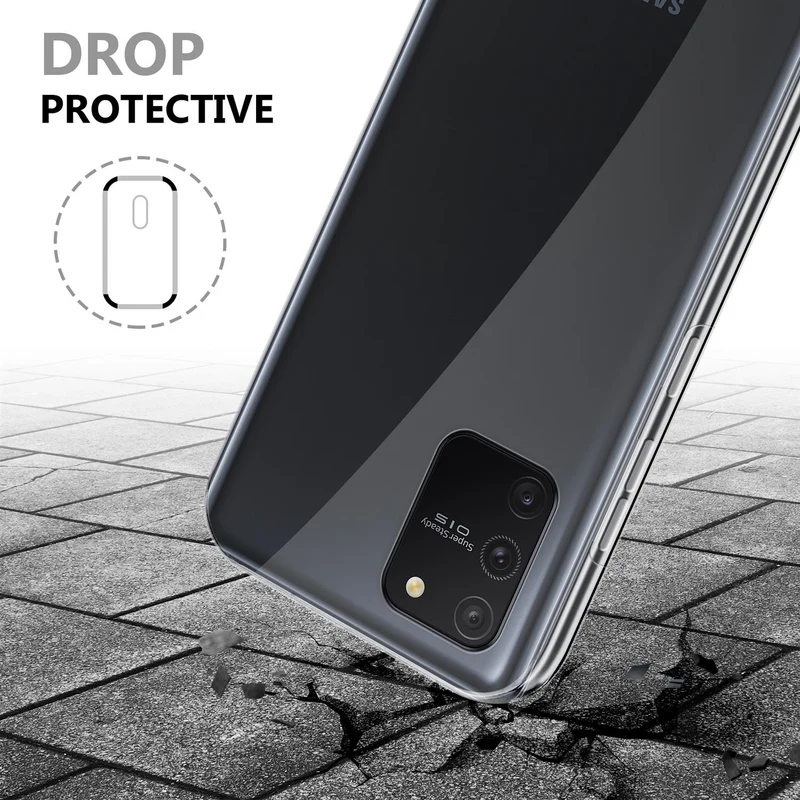 Cadorabo Hülle kompatibel mit Samsung Galaxy A91 / S10 LITE / M80s 360° Full Body Schutzhülle - Front- und Rückenschutz, Rundumschutz mit Displayschutz