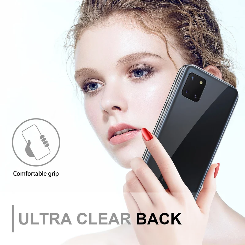 Cadorabo Hülle kompatibel mit Samsung Galaxy A81 / NOTE 10 LITE / M60s 360° Full Body Schutzhülle - Front- und Rückenschutz, Rundumschutz mit Displayschutz