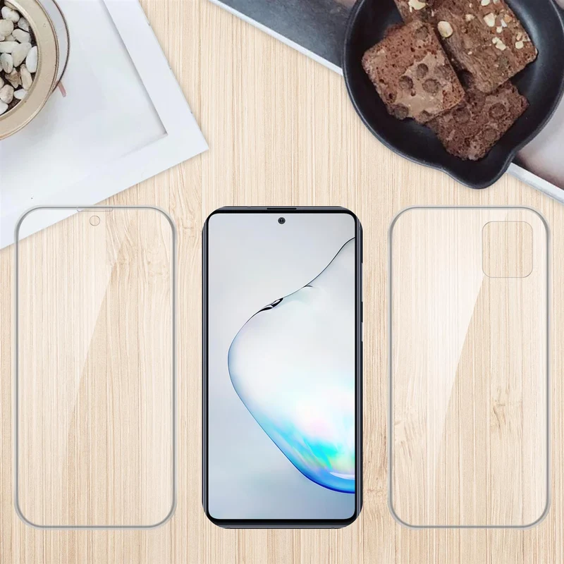 Cadorabo Hülle kompatibel mit Samsung Galaxy A81 / NOTE 10 LITE / M60s 360° Full Body Schutzhülle - Front- und Rückenschutz, Rundumschutz mit Displayschutz