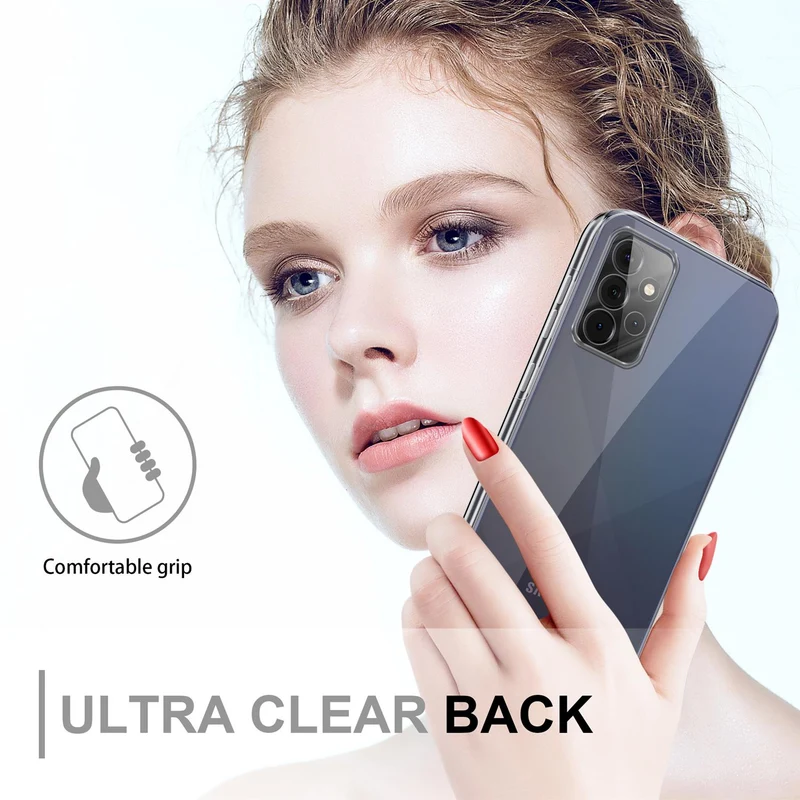 Cadorabo Hülle kompatibel mit Samsung Galaxy A72 4G / 5G 360° Full Body Schutzhülle - Front- und Rückenschutz, Rundumschutz mit Displayschutz