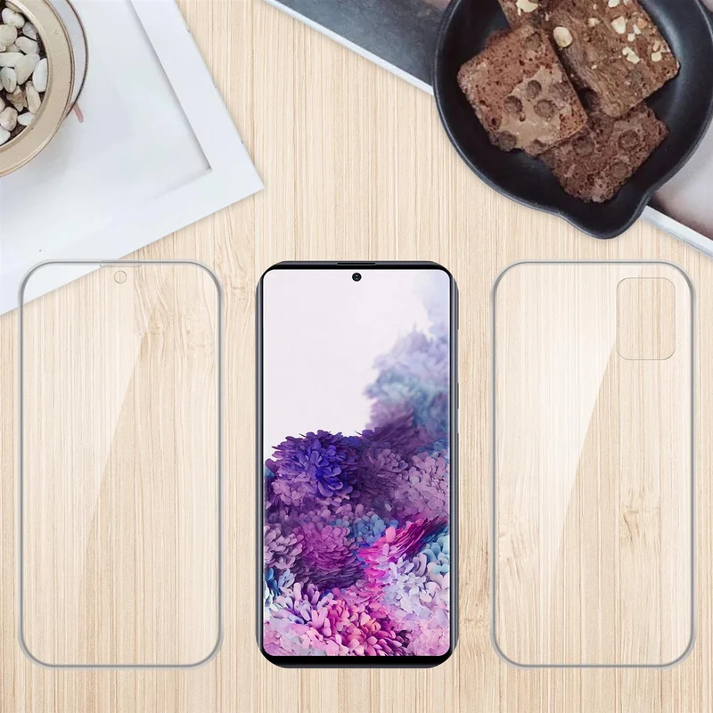 Cadorabo Hülle kompatibel mit Samsung Galaxy A71 4G 360° Full Body Schutzhülle - Front- und Rückenschutz, Rundumschutz mit Displayschutz
