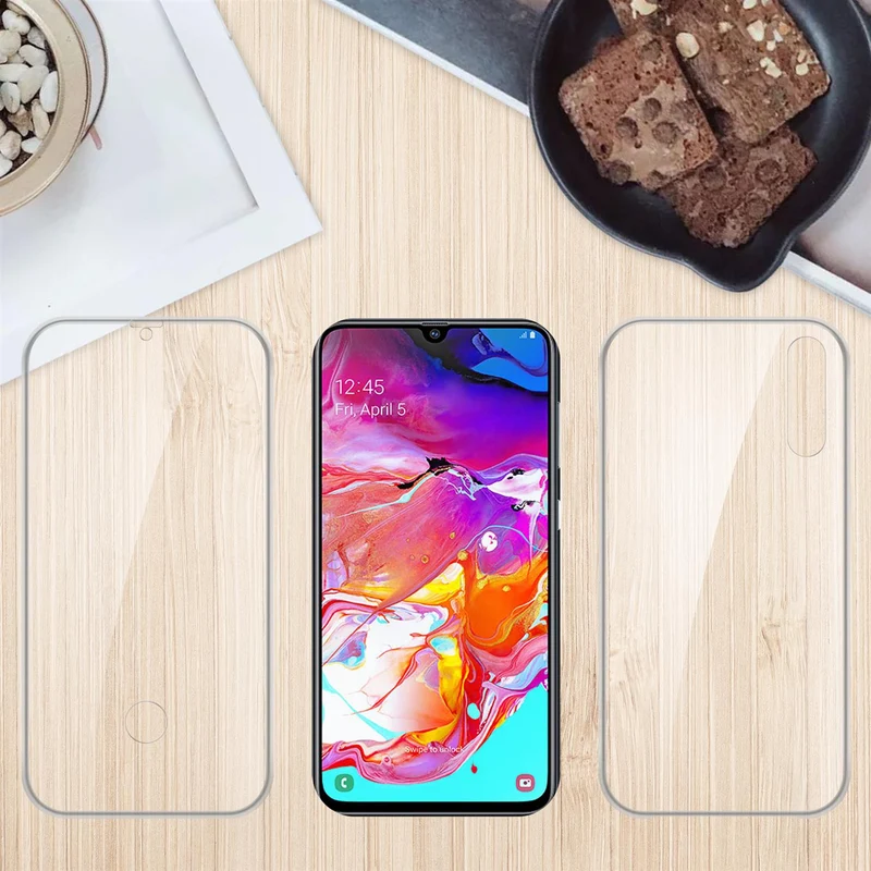 Cadorabo Hülle kompatibel mit Samsung Galaxy A70e 360° Full Body Schutzhülle - Front- und Rückenschutz, Rundumschutz mit Displayschutz
