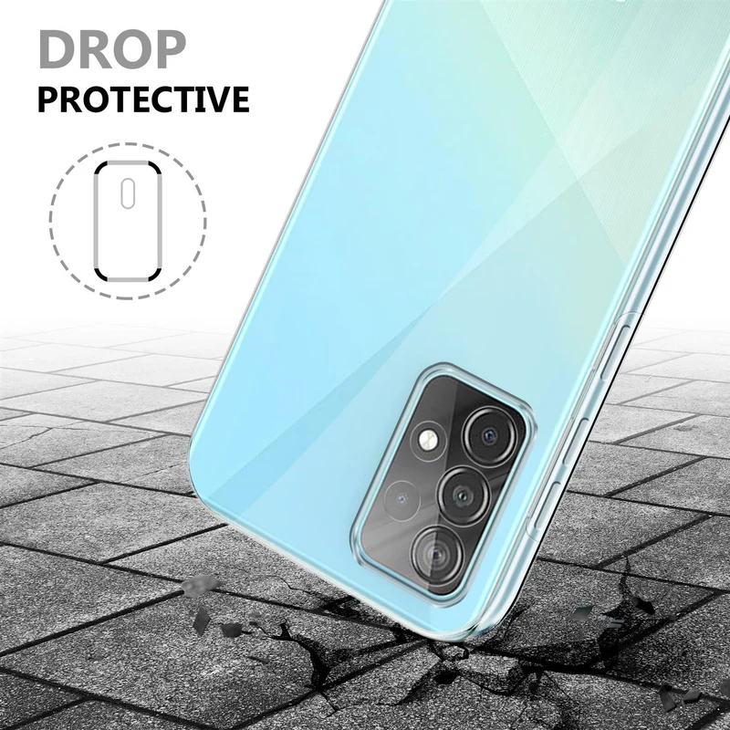 Cadorabo Hülle kompatibel mit Samsung Galaxy A52 (4G / 5G) / A52s 360° Full Body Schutzhülle - Front- und Rückenschutz, Rundumschutz mit Displayschutz