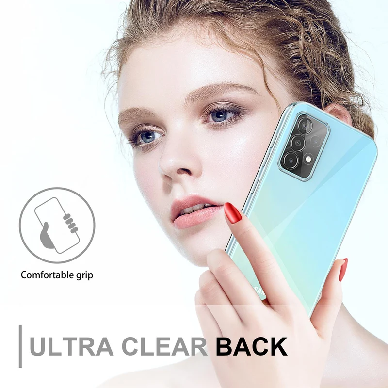 Cadorabo Hülle kompatibel mit Samsung Galaxy A52 (4G / 5G) / A52s 360° Full Body Schutzhülle - Front- und Rückenschutz, Rundumschutz mit Displayschutz