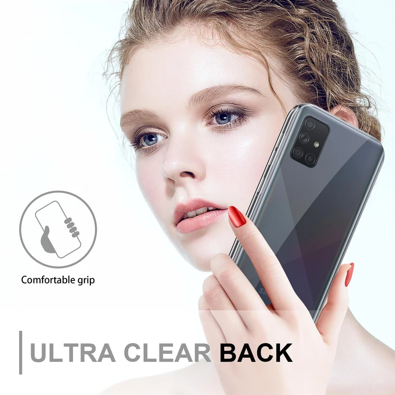 Cadorabo Hülle kompatibel mit Samsung Galaxy A51 5G 360° Full Body Schutzhülle - Front- und Rückenschutz, Rundumschutz mit Displayschutz