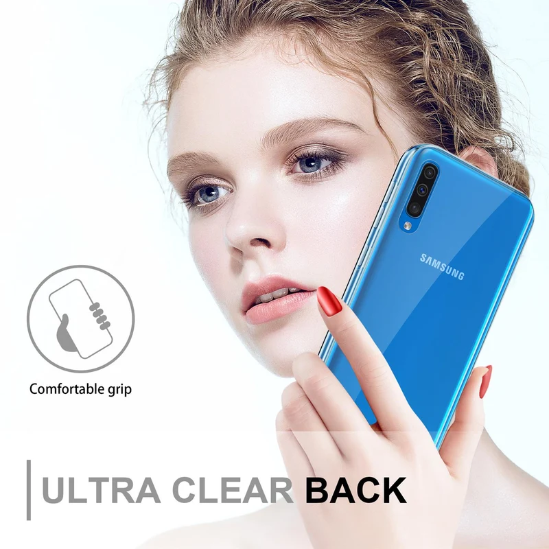Cadorabo Hülle kompatibel mit Samsung Galaxy A50 4G / A50s / A30s 360° Full Body Schutzhülle - Front- und Rückenschutz, Rundumschutz mit Displayschutz