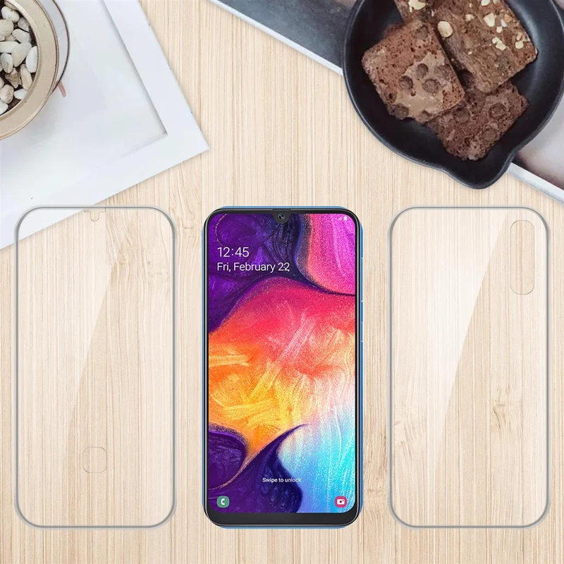 Cadorabo Hülle kompatibel mit Samsung Galaxy A50 4G / A50s / A30s 360° Full Body Schutzhülle - Front- und Rückenschutz, Rundumschutz mit Displayschutz