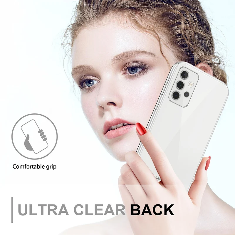 Cadorabo Hülle kompatibel mit Samsung Galaxy A32 4G 360° Full Body Schutzhülle - Front- und Rückenschutz, Rundumschutz mit Displayschutz
