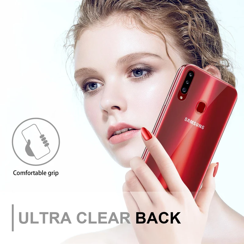 Cadorabo Hülle kompatibel mit Samsung Galaxy A20s 360° Full Body Schutzhülle - Front- und Rückenschutz, Rundumschutz mit Displayschutz
