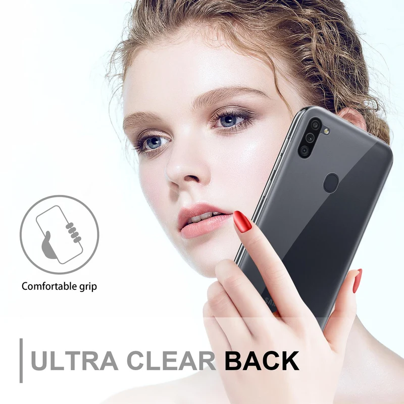 Cadorabo Hülle kompatibel mit Samsung Galaxy A11 / M11 360° Full Body Schutzhülle - Front- und Rückenschutz, Rundumschutz mit Displayschutz