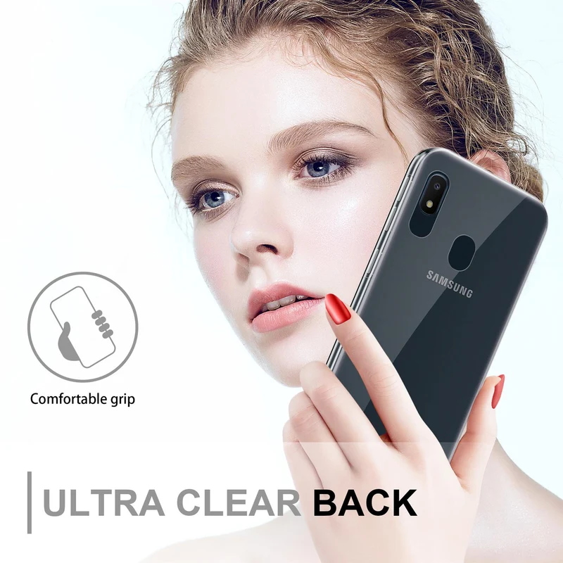 Cadorabo Hülle kompatibel mit Samsung Galaxy A10e / A20e 360° Full Body Schutzhülle - Front- und Rückenschutz, Rundumschutz mit Displayschutz