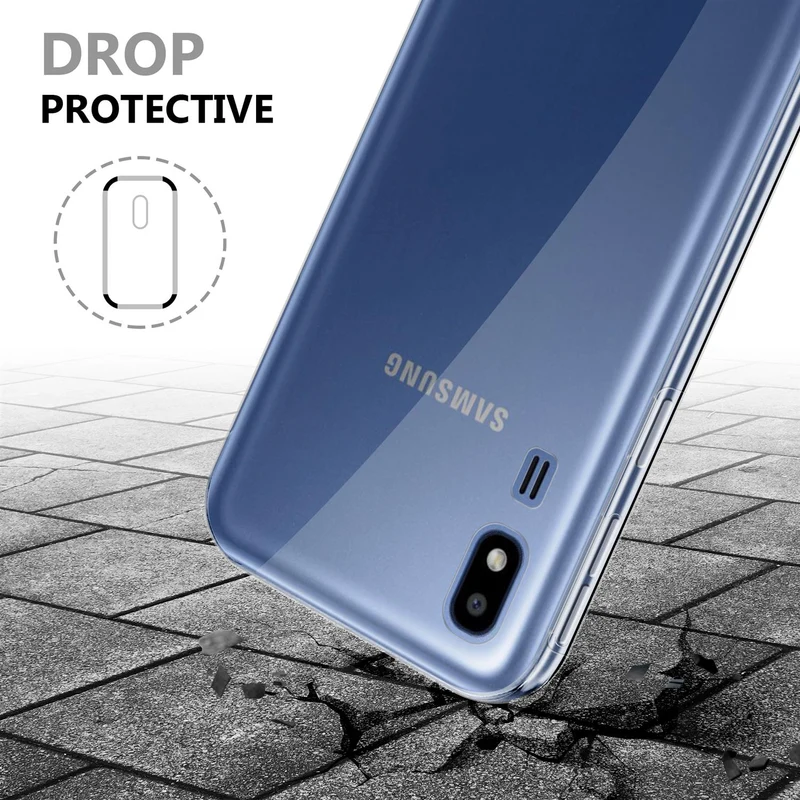 Cadorabo Hülle kompatibel mit Samsung Galaxy A02 CORE 360° Full Body Schutzhülle - Front- und Rückenschutz, Rundumschutz mit Displayschutz