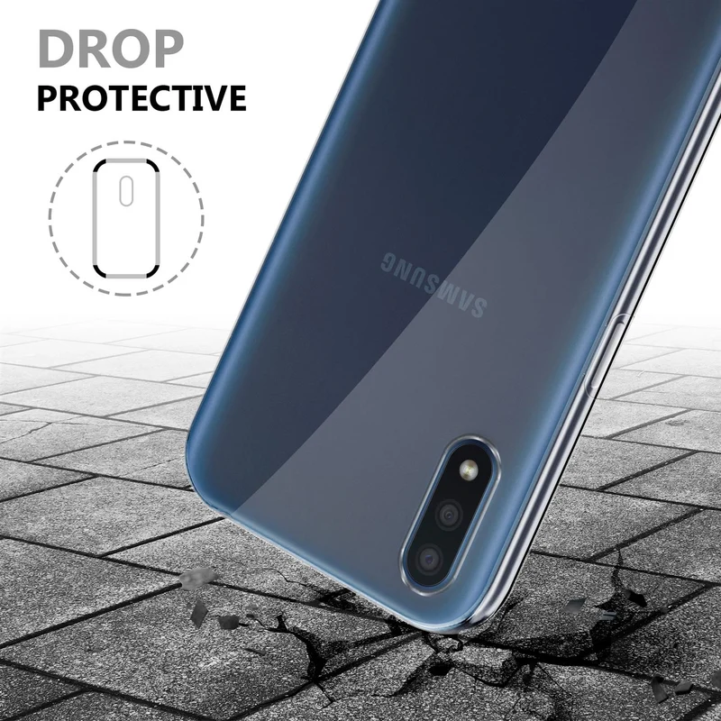 Cadorabo Hülle kompatibel mit Samsung Galaxy A01 360° Full Body Schutzhülle - Front- und Rückenschutz, Rundumschutz mit Displayschutz