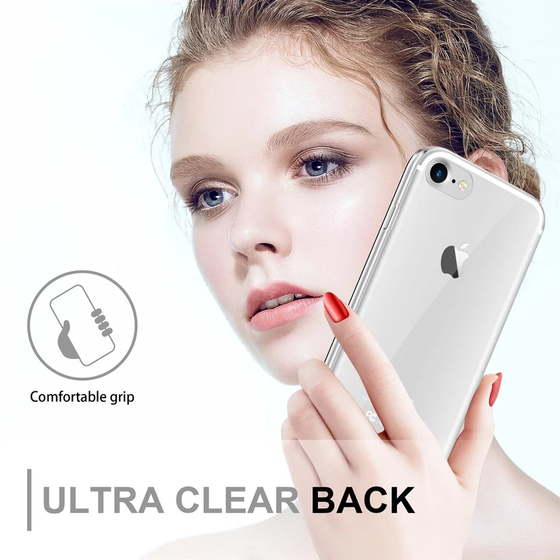 Cadorabo Hülle kompatibel mit Apple iPhone 7 / 7S / 8 / SE 2020 360° Full Body Schutzhülle - Front- und Rückenschutz, Rundumschutz mit Displayschutz