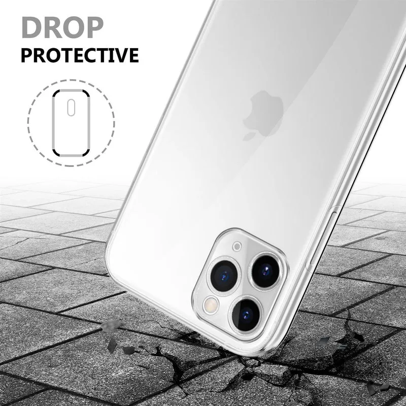 Cadorabo Hülle kompatibel mit Apple iPhone 11 PRO 360° Full Body Schutzhülle - Front- und Rückenschutz, Rundumschutz mit Displayschutz