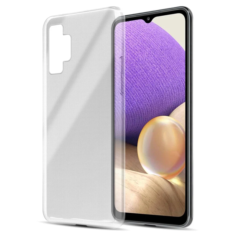 Cadorabo Hülle kompatibel mit Samsung Galaxy A32 5G Schutzhülle aus flexiblem TPU Silikon