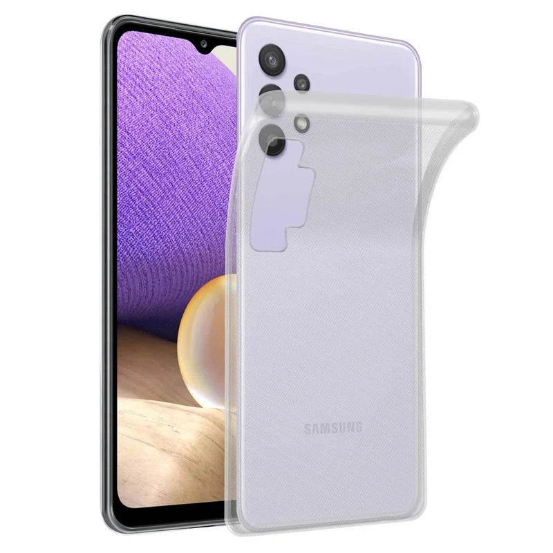 Cadorabo Hülle kompatibel mit Samsung Galaxy A32 5G Schutzhülle aus flexiblem TPU Silikon