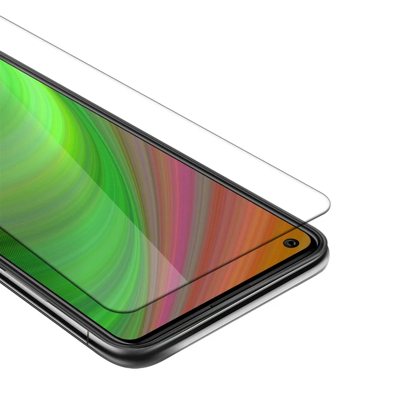Cadorabo Panzer Folie kompatibel mit WIKO VIEW 5 PLUS - Schutzfolie Gehärtetes (Tempered) Display-Schutzglas in 9H Härte mit 3D Touch Kompatibilität